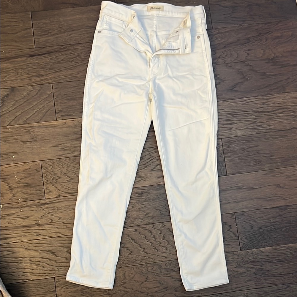 Madewell White Denim Jeans
